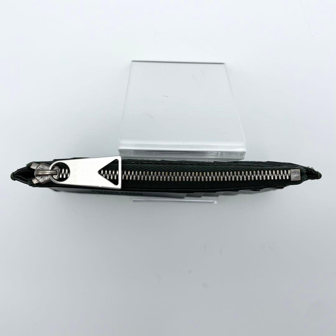 ボッテガヴェネタ カード ケース イントレチャート グリーン 箱 保存袋付