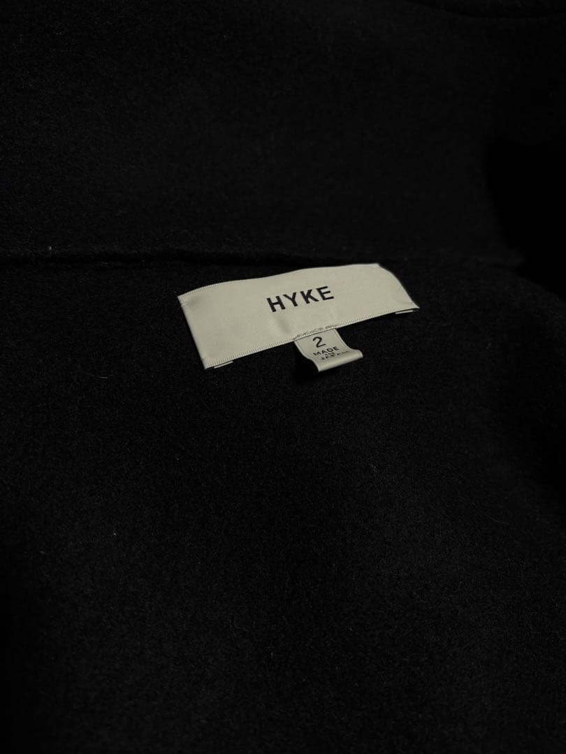 HYKE ダッフルコート ブラック　サイズ2 ハイク
