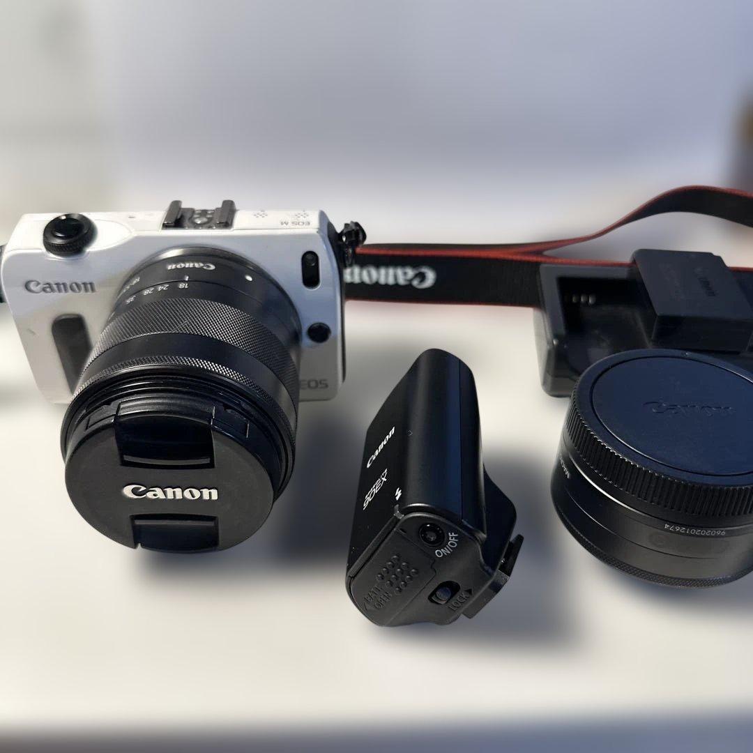 CANON EOS M ミラーレス レンズセットDS126391 キャリーケース