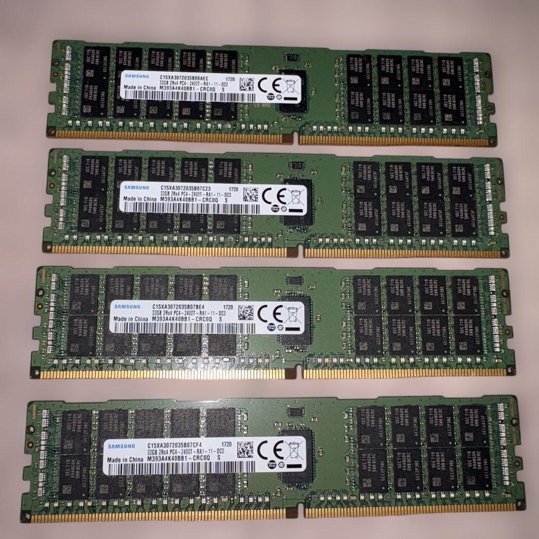 SAMSUNG 32GB PC4-2400 T 4コセット