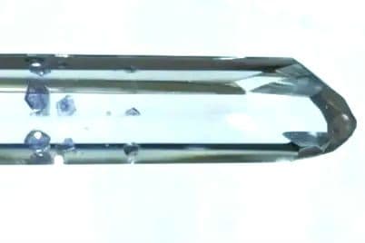 超希少☆最高品質 ブルーフローライト イン クォーツ 蛍石入り水晶 マダガスカル