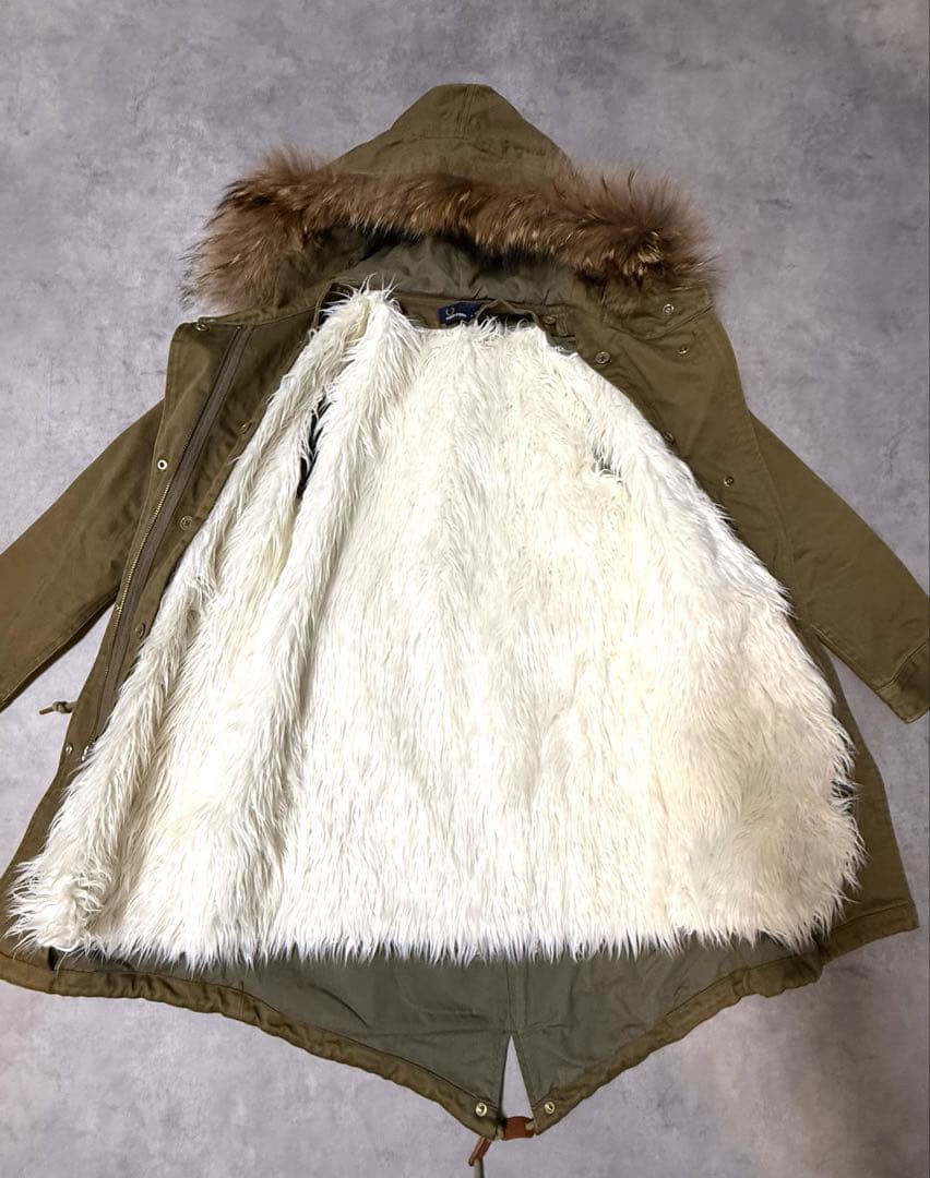 Fred Perry フレッドペリー　モッズコート　裏ボア　ライナー付