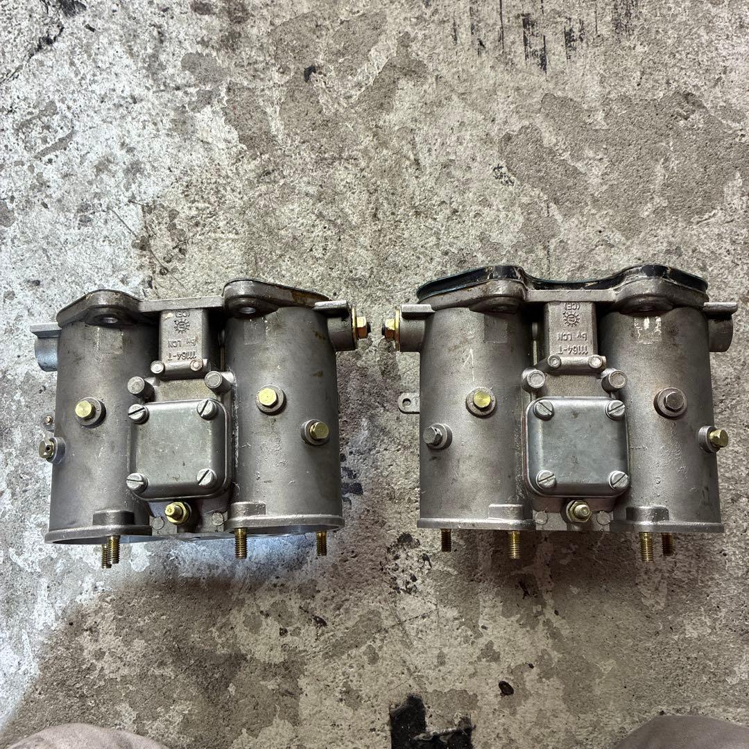 ウェーバー48本体のみ ジェット、ベンチュリー他無し 2個