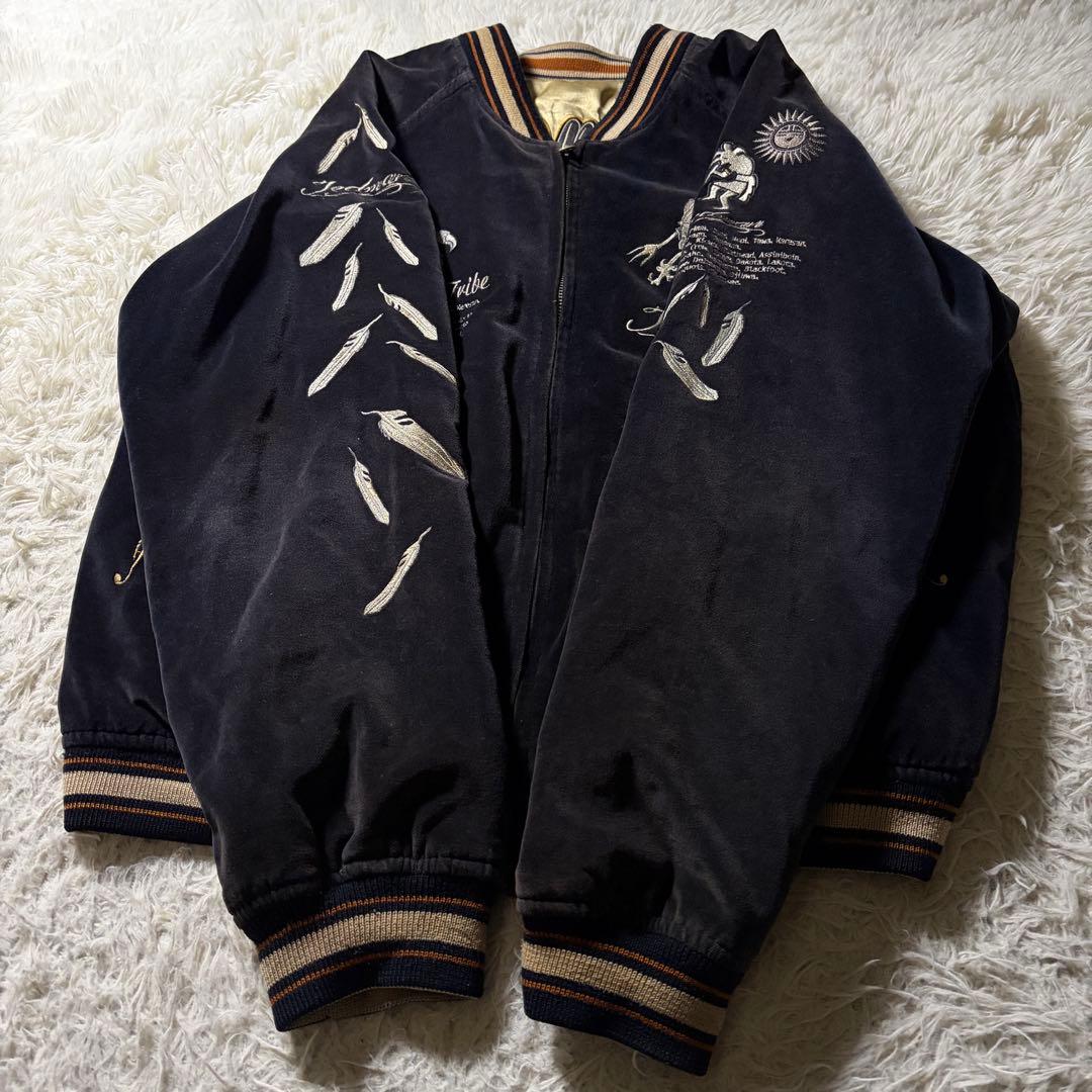 D*i様 美品■TEDMAN スカジャン　リバーシブル　別珍　豪華刺繍　42