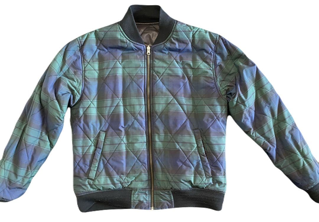 stussyキルティングボンバージャケット リバーシブル
