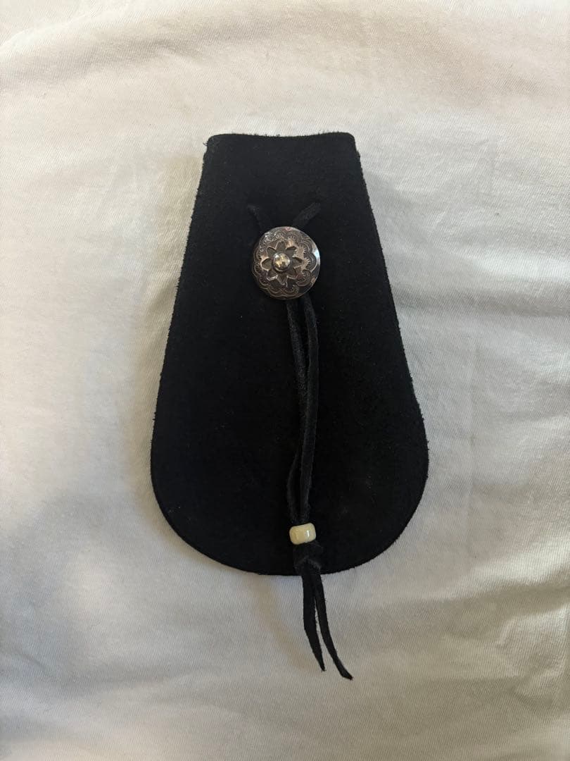 goro's ゴローズ シルバーコンチョ付 巾着ポーチ M