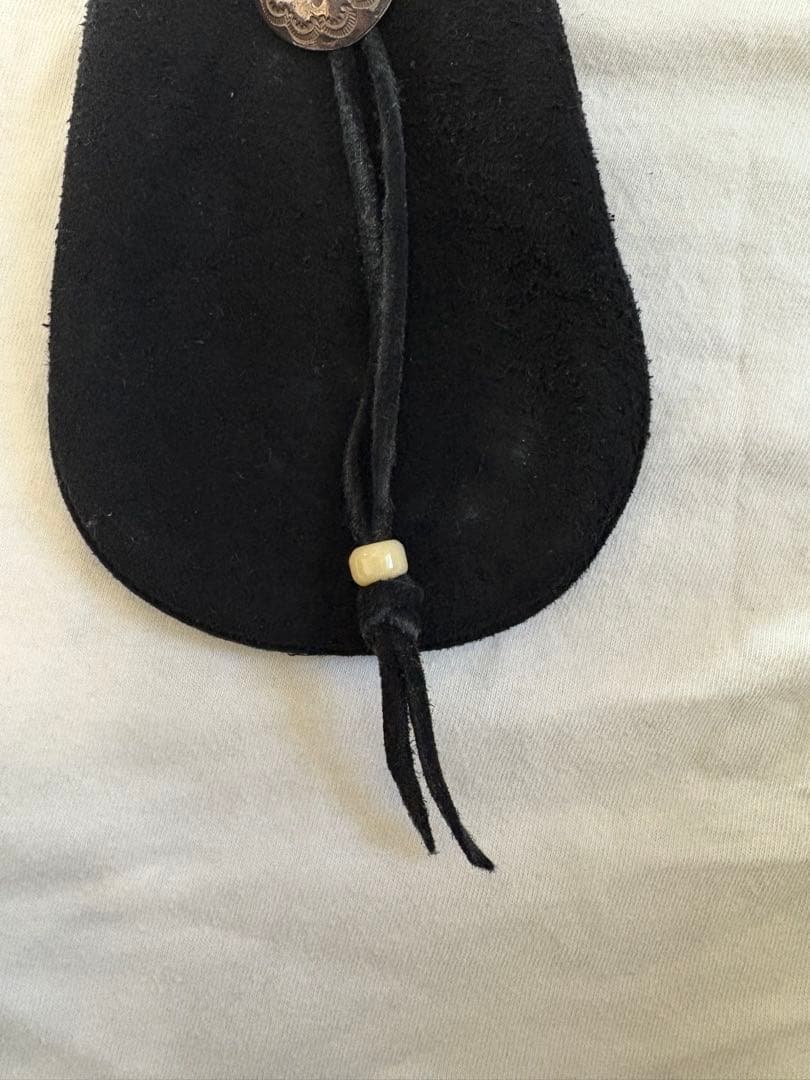 goro's ゴローズ シルバーコンチョ付 巾着ポーチ M