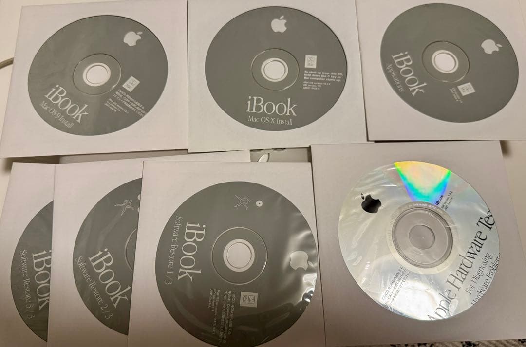 Apple iBook G3 M6497 Mac OS9 クリーンインストール済