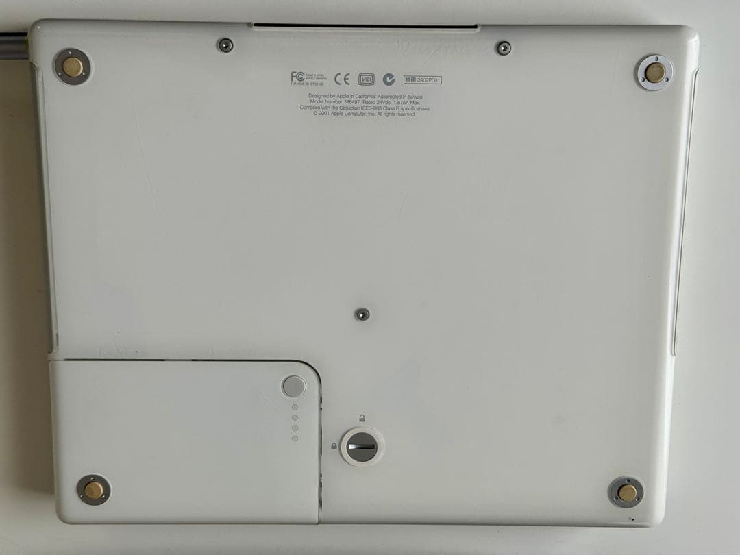 Apple iBook G3 M6497 Mac OS9 クリーンインストール済