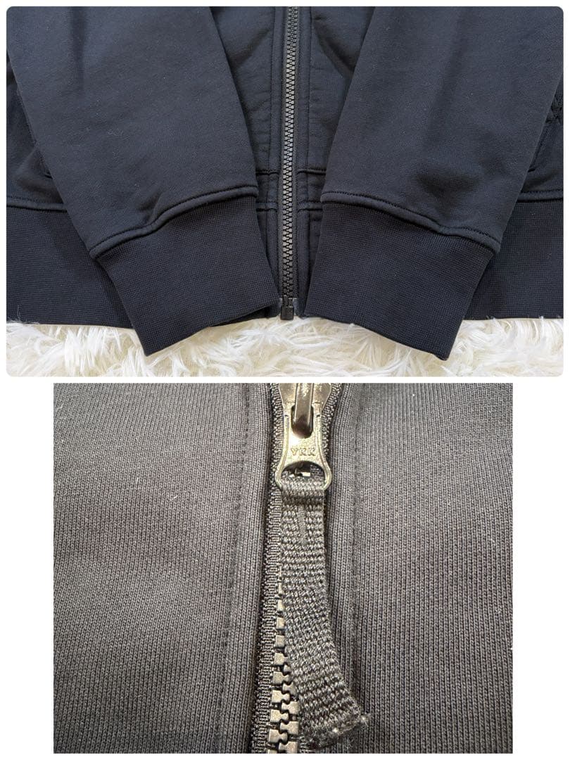 トップス 24SS STONE  FULL ZIP SWEAT SHIRT S