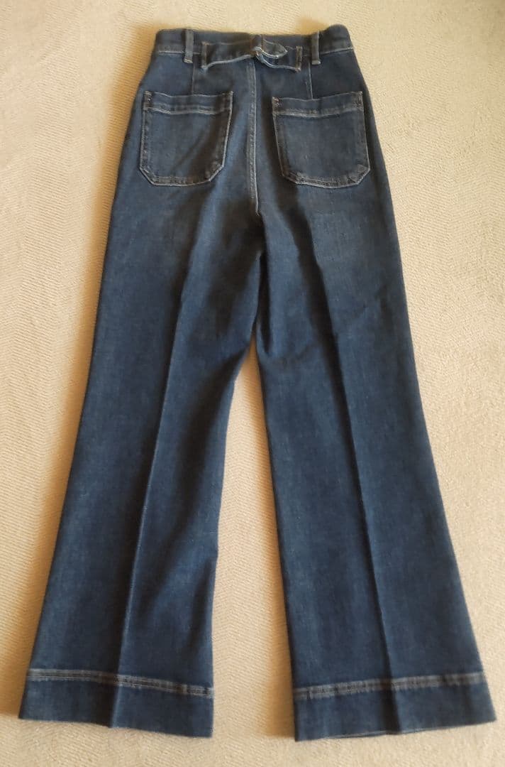 LILY BROWN ストレートフレアデニムパンツ25SS