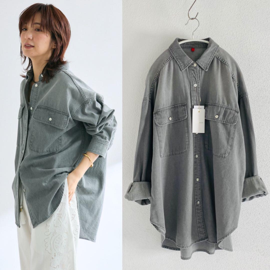 RIVE DROITE MONN.:. 【名品】 Lightビッグデニムシャツ