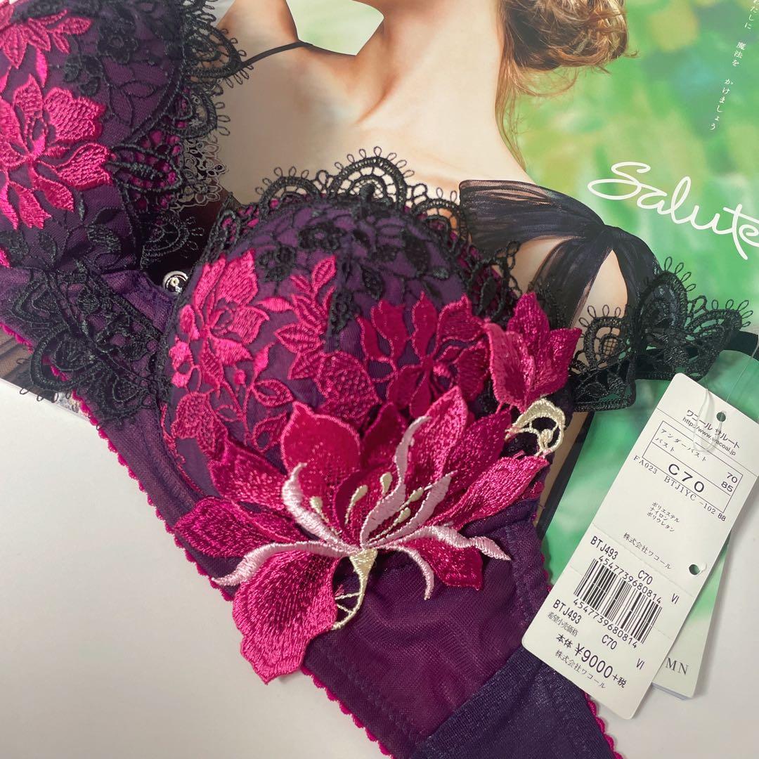 ワコール サルート 93G P-upタイプ　ブラジャー単品C70