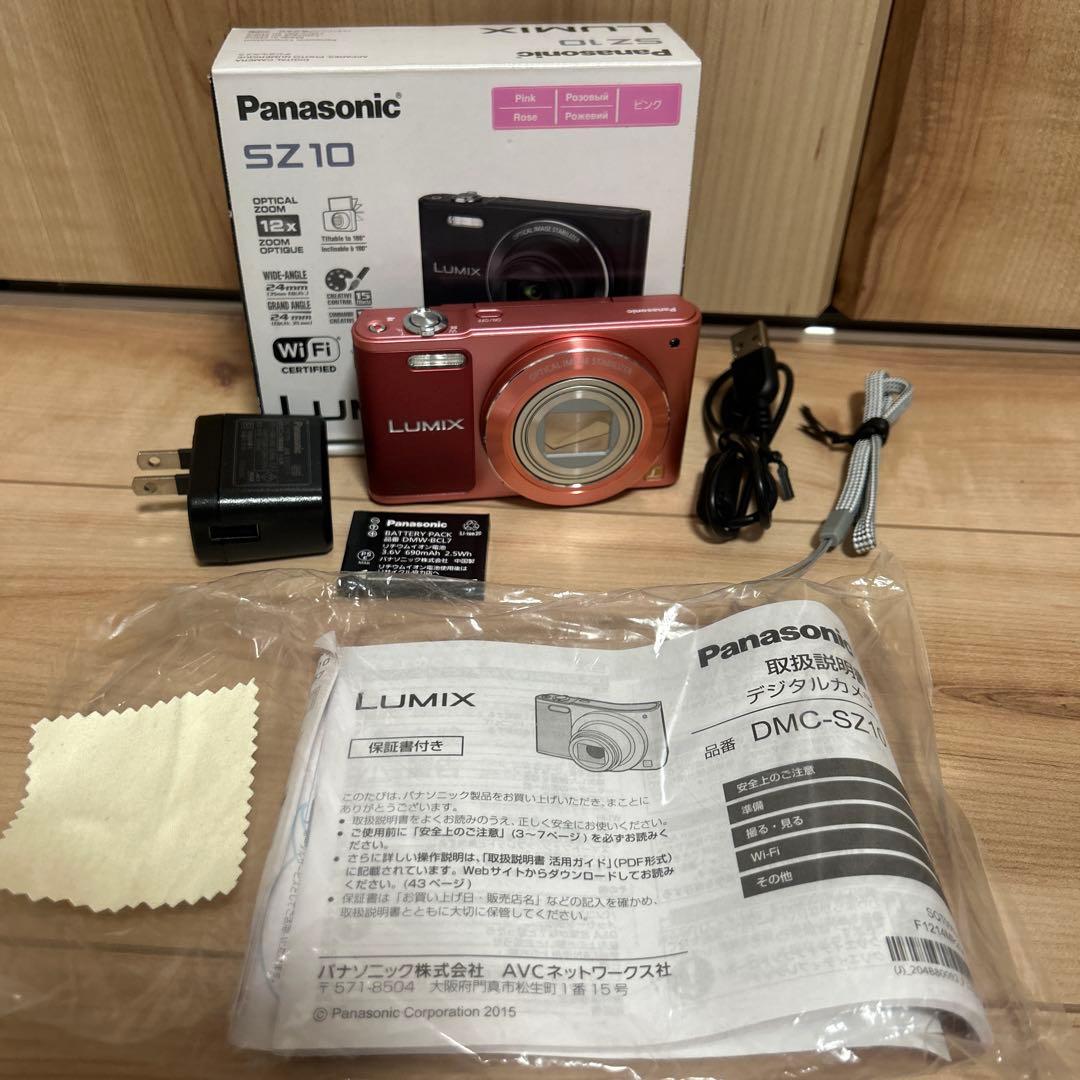 Panasonic DMC-SZ10 LUMIX ピンク