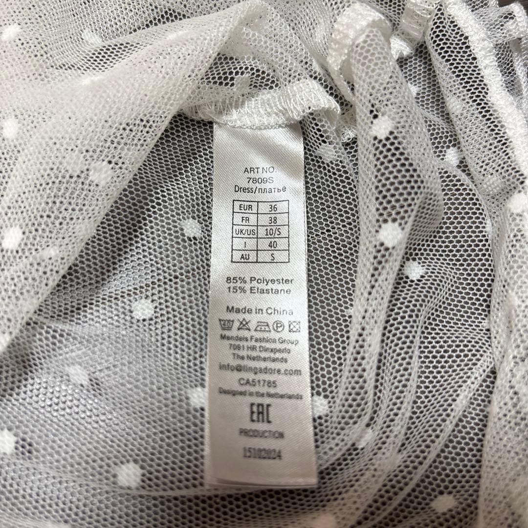 LINGADORE ビスチェ　ブラジャー　タンガ　ベビードール　総レース　ドット