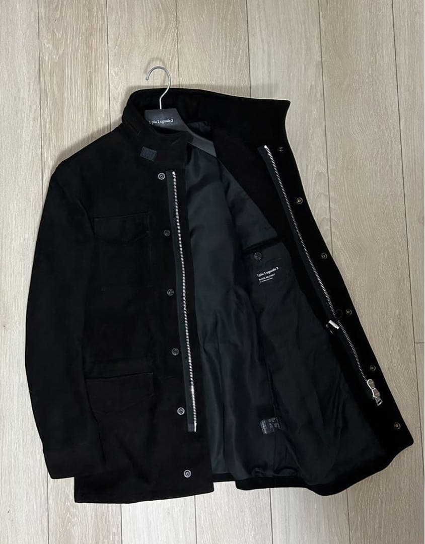 【限定コラボ】1piu1uguale3 BLACKMILITARY レザー 干場