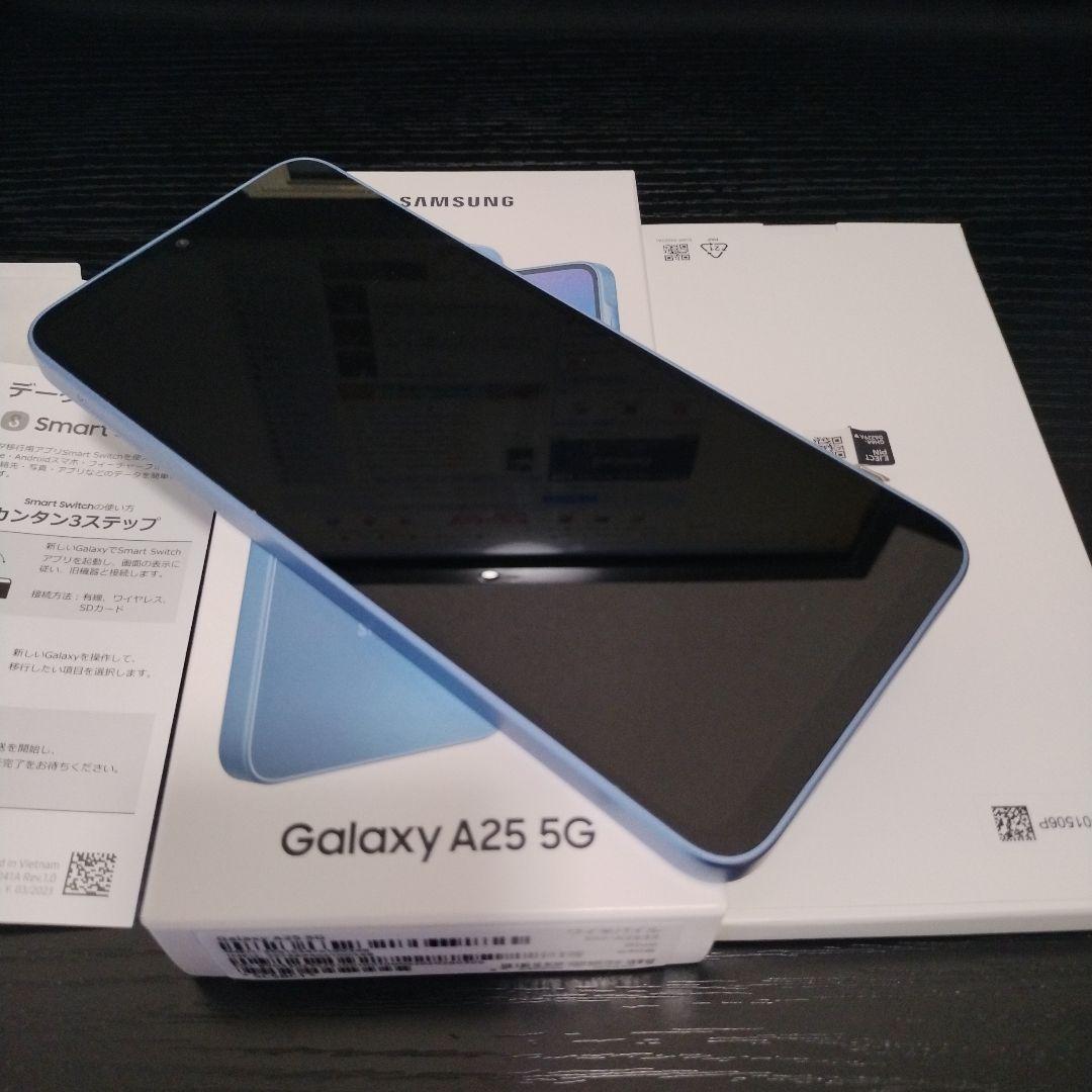 galaxy A25 5G　ブルー　SIMフリー