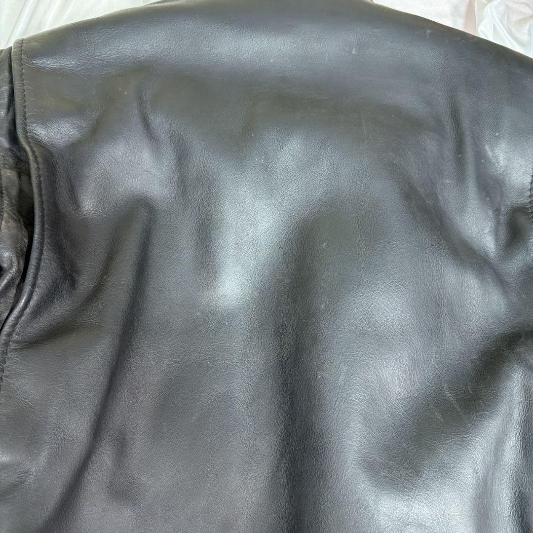 Schott ショット シングルライダースジャケット ボアライナー付き36