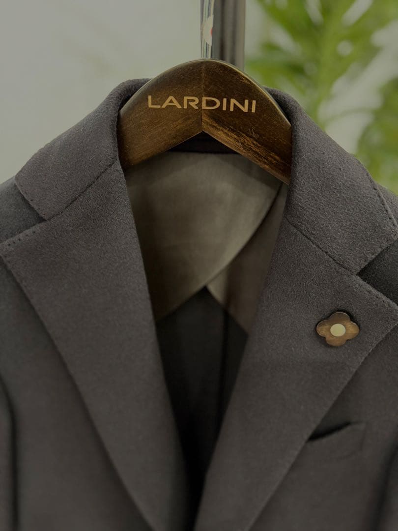 LARDINI ラルディーニ　 カシミヤチェスターコート ネイビー サイズ44