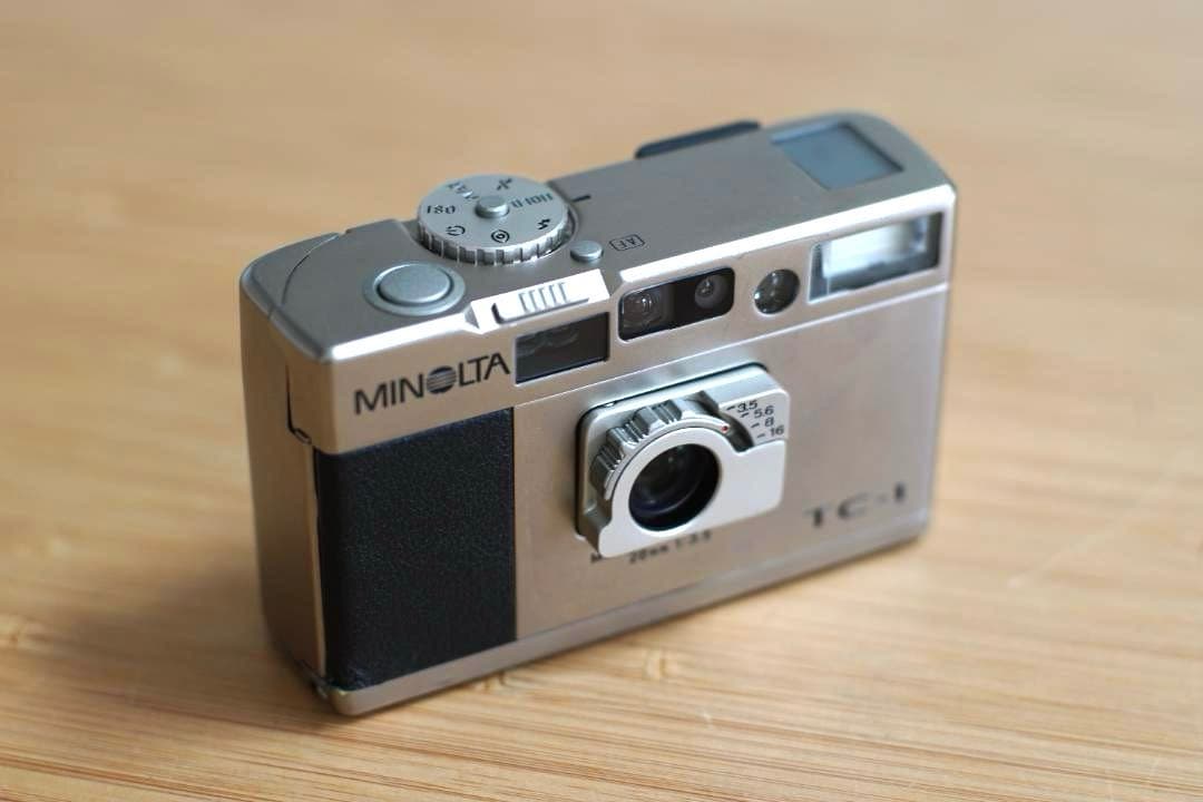 MINOLTA　TC-1　レザーケース/箱付き（説明文ご確認ください）