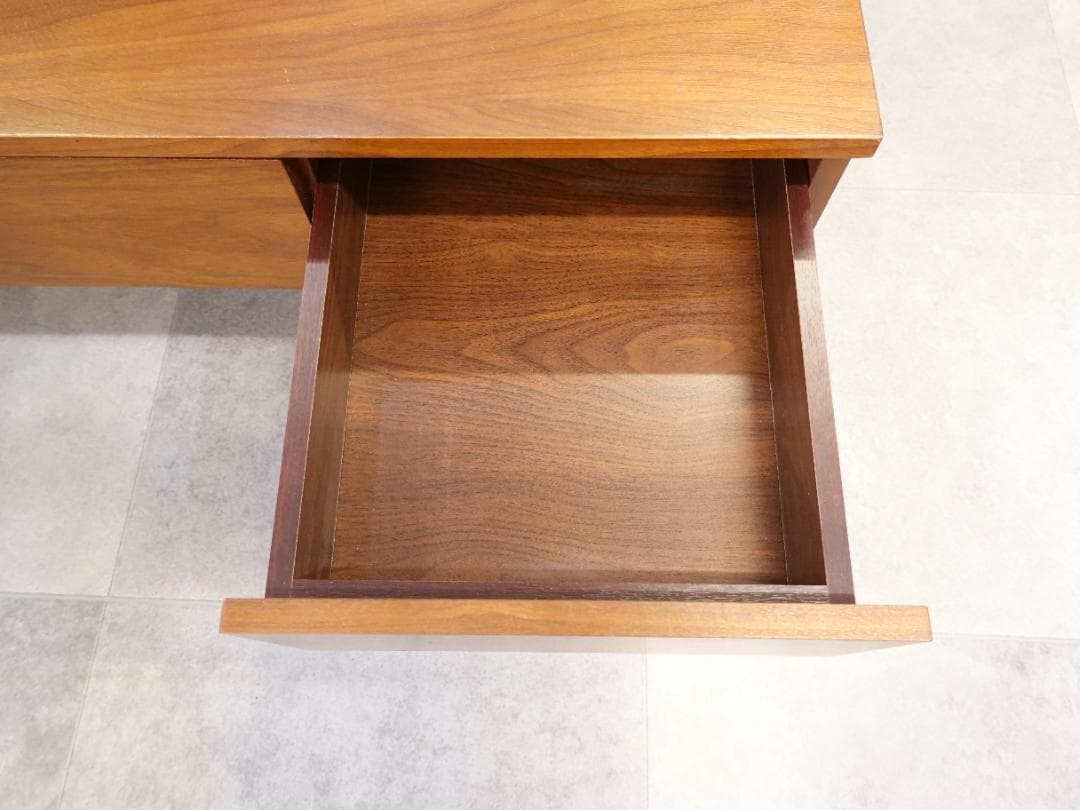 木製 ローテーブル 引き出し付き｜ノーブランド｜シンプルデザイン