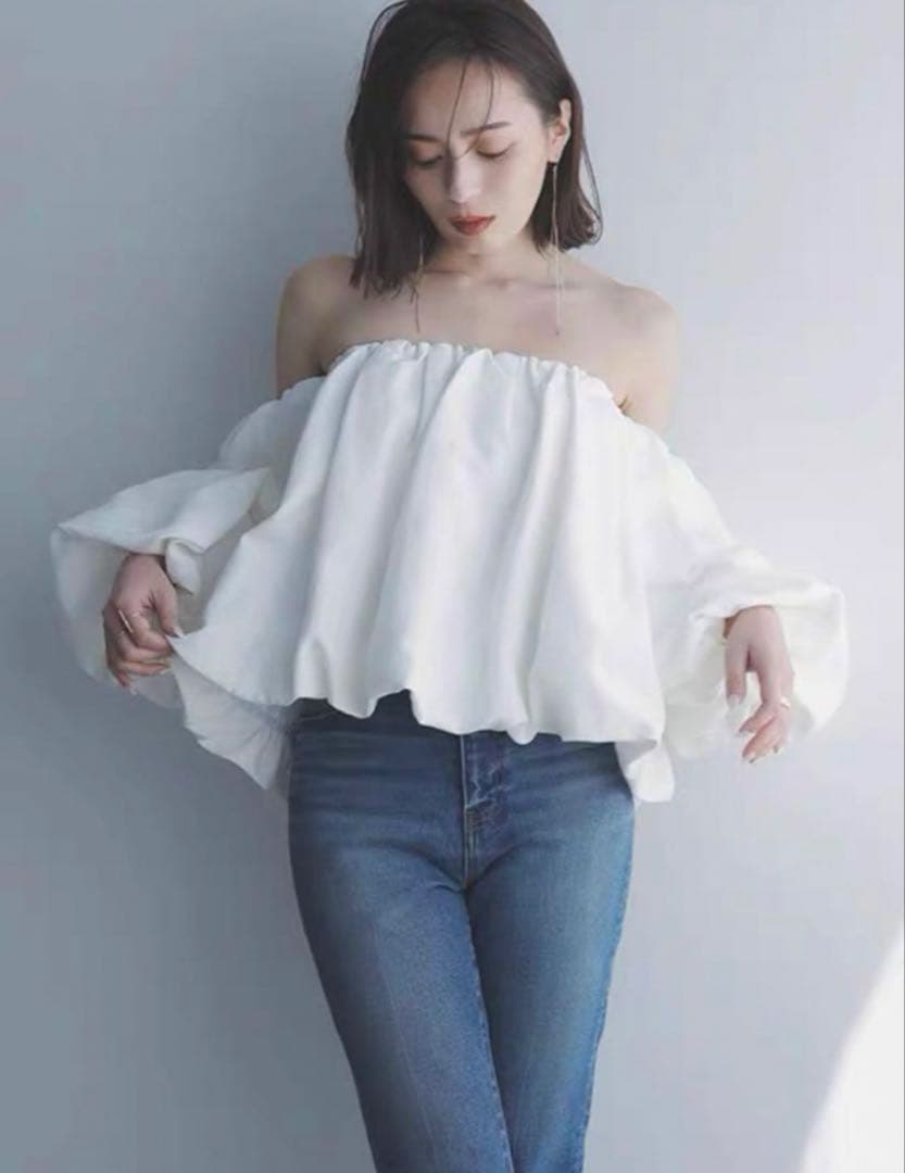 り*ご様 anuans ボリュームバルーントップス