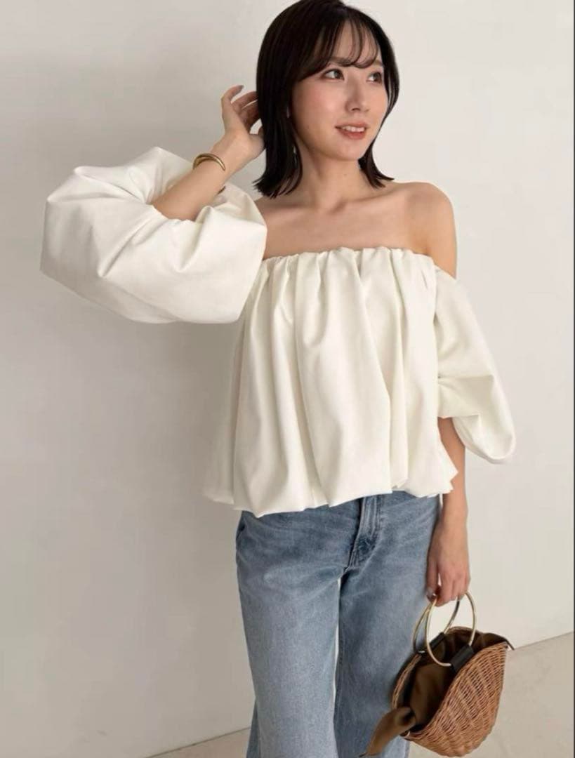 り*ご様 anuans ボリュームバルーントップス