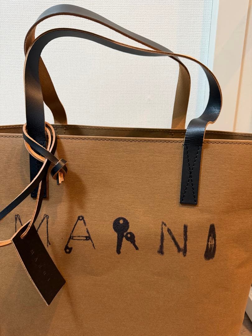 MARNI トート　ブラウン