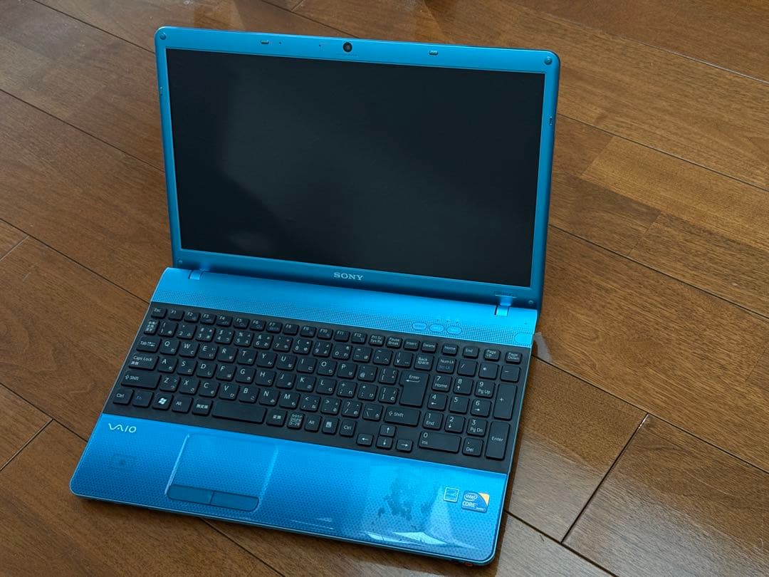 SONY VAIO ノートPC 青 ACアダプター付き