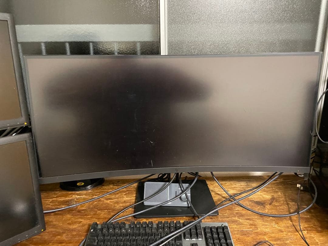 ジャンク HP Z38c 37.5型 曲面モニター 液晶割れ