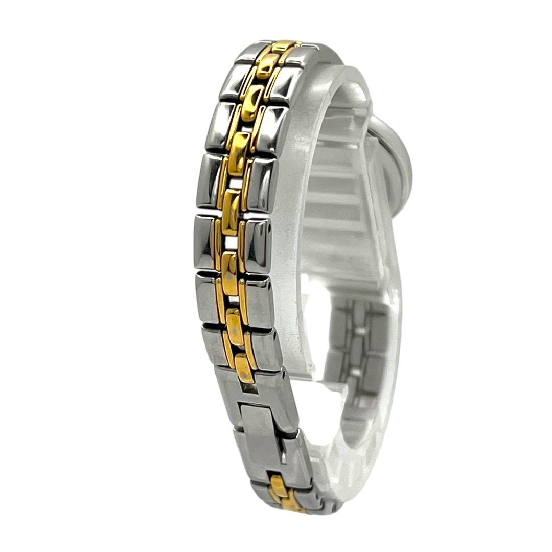 【稼動】セイコー エクセリーヌ オーバル コンビベルトレディース 腕時計1235