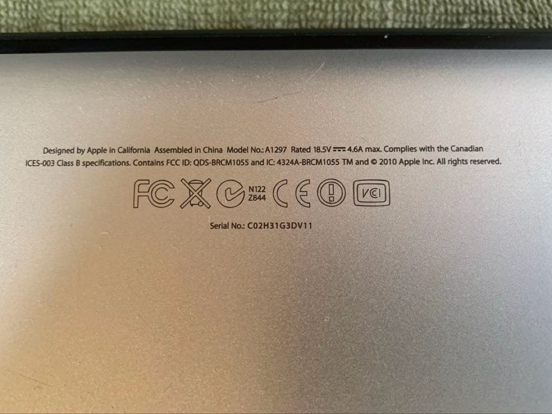 Apple MacBookPro17 Late 2011 A1297 オマケ付