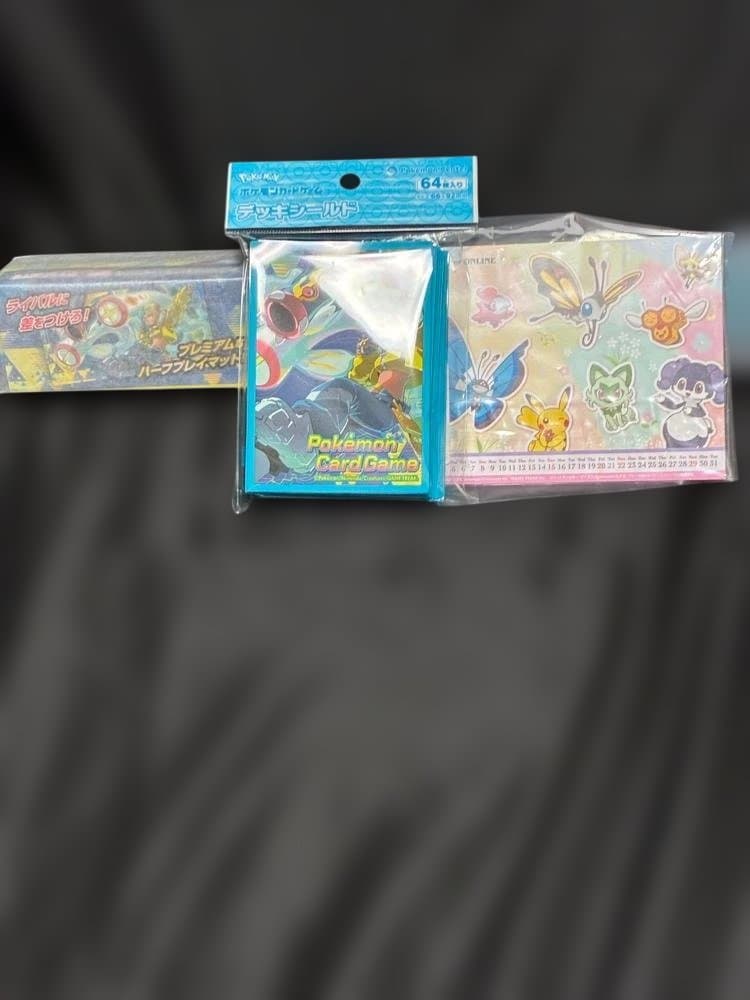【新品】ポケカ ナンジャモ サプライセット＋限定カレンダー（スリーブ・マット）