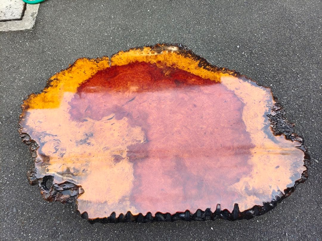 花梨瘤 瘤杢 玉杢 一枚板 総無垢 天然木 座卓 座敷机テーブル 飾り台 盆栽台