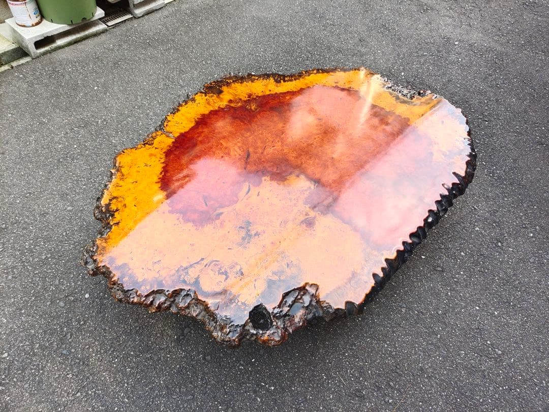 花梨瘤 瘤杢 玉杢 一枚板 総無垢 天然木 座卓 座敷机テーブル 飾り台 盆栽台