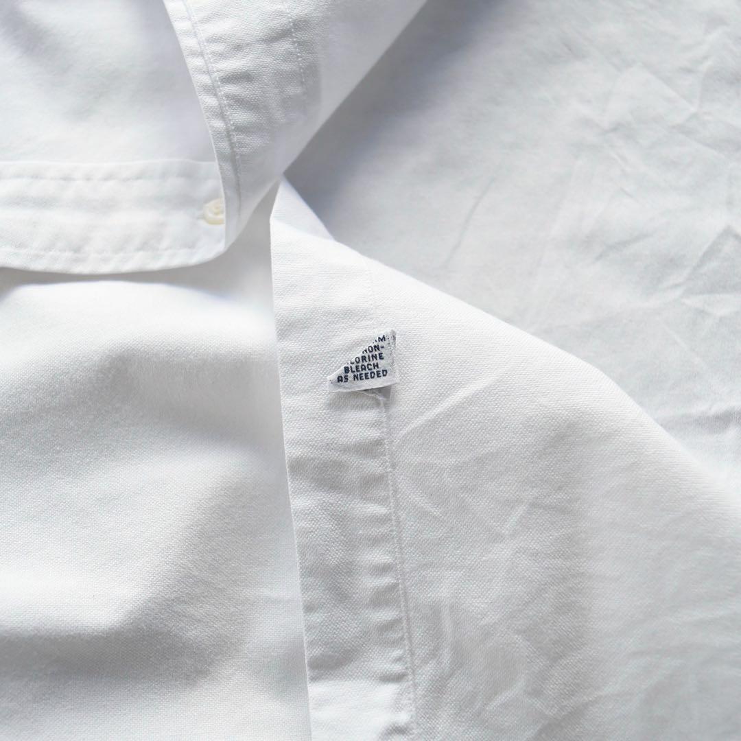 90s ラルフローレン BIGSHIRT ビックシャツ 長袖シャツ M ホワイト