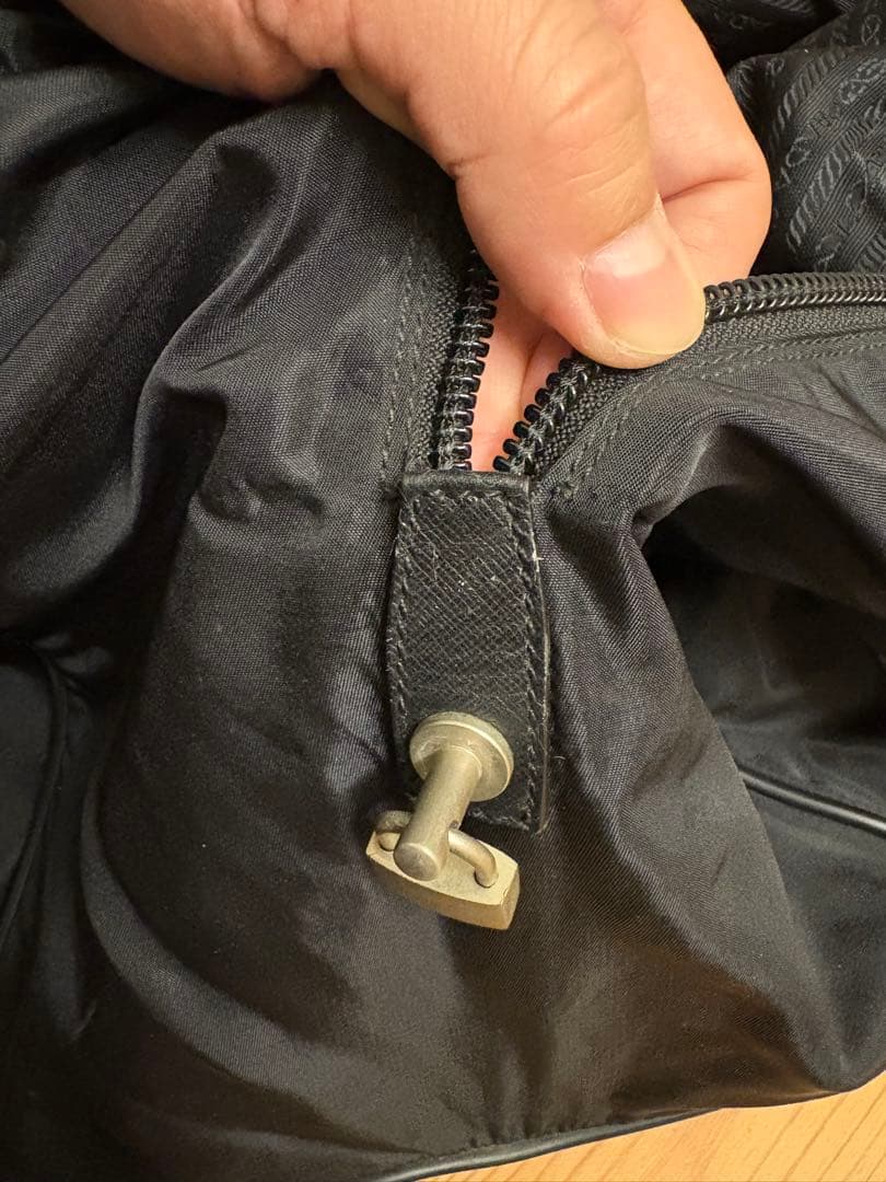 【ようへいさん専用】PRADA ブラック ナイロン ボストンバッグ