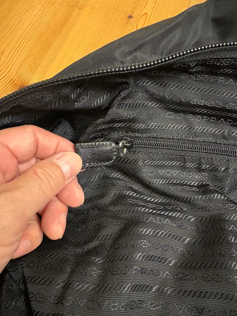 【ようへいさん専用】PRADA ブラック ナイロン ボストンバッグ