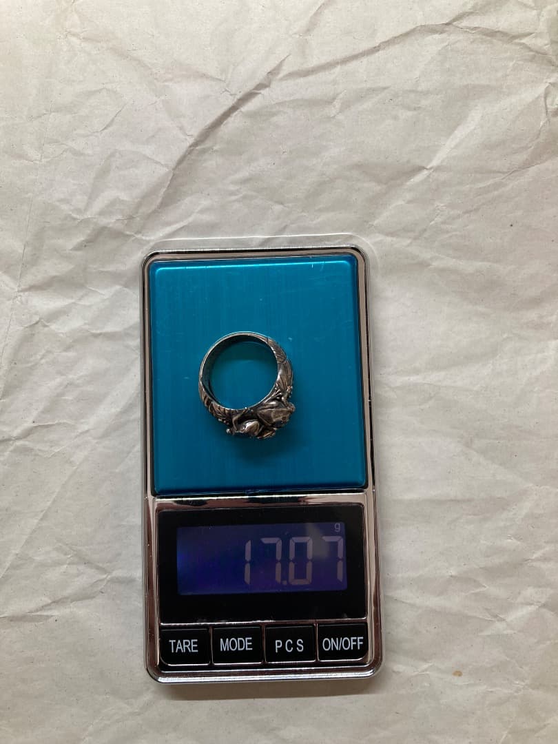 【絶版】 刻印 かすう工房 蛙玉 かえるだま リング