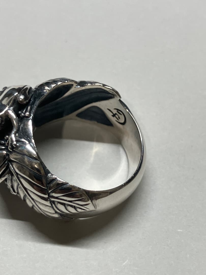 【絶版】 刻印 かすう工房 蛙玉 かえるだま リング