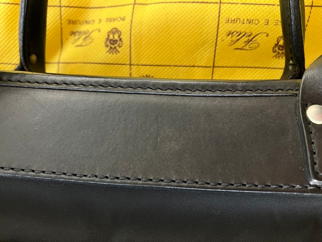 【美品★】Felisi フェリージ 8637/2 ビジネスバッグ ブラック 袋付