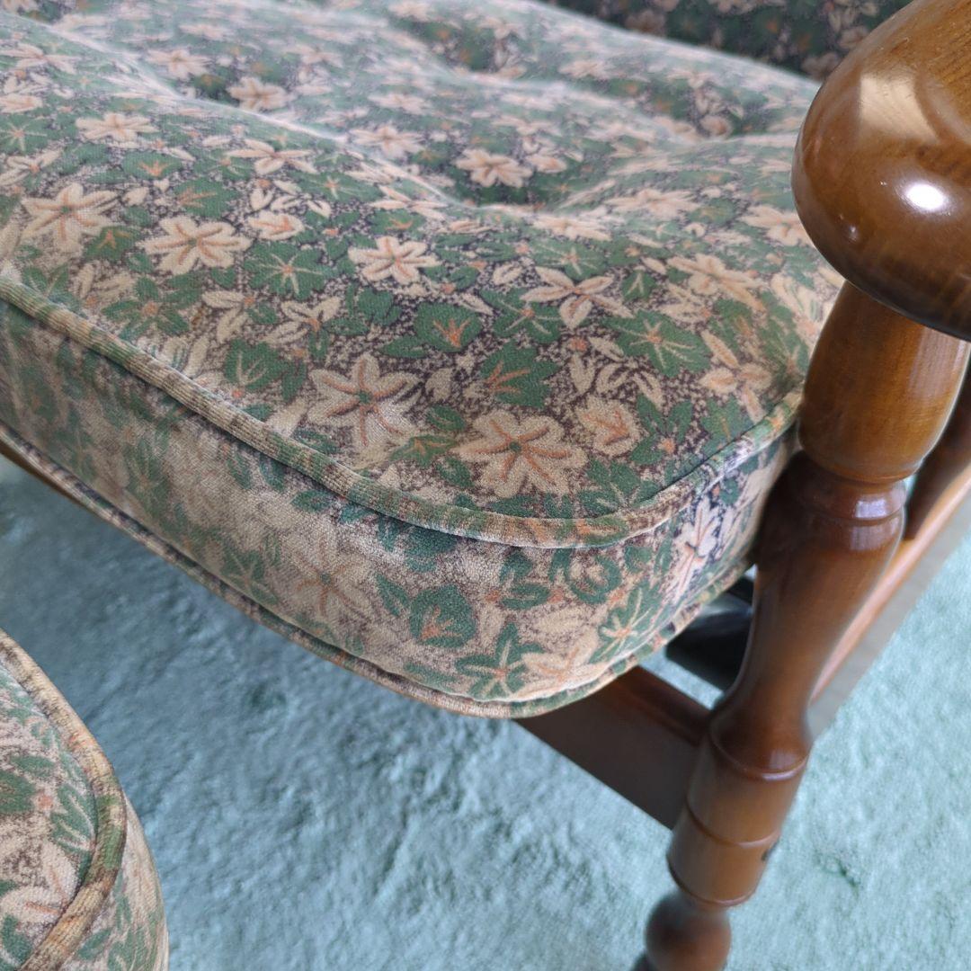 カリモク コロニアル　リクライニングチェア