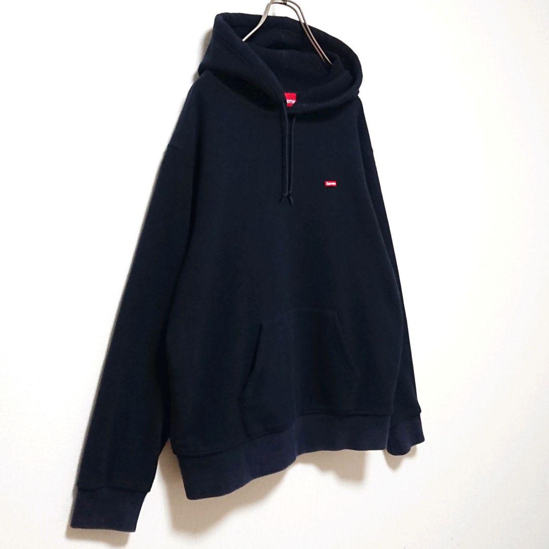 希少 シュプリーム スモールボックス 刺繍ロゴ ポーラテック フリース パーカー