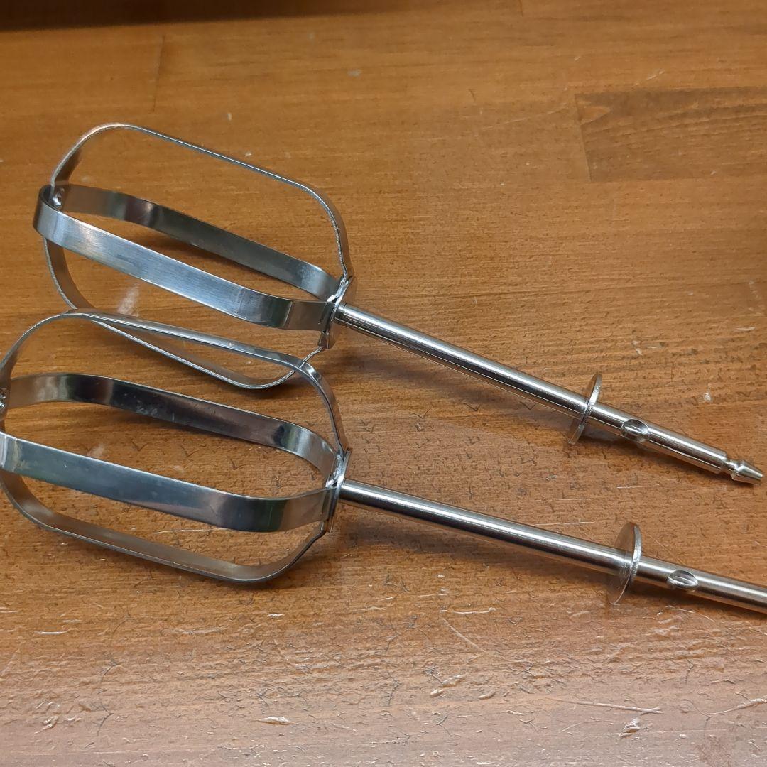 【美品】Panasonic ハンドミキサー MK-H4 ホワイト 泡立て器