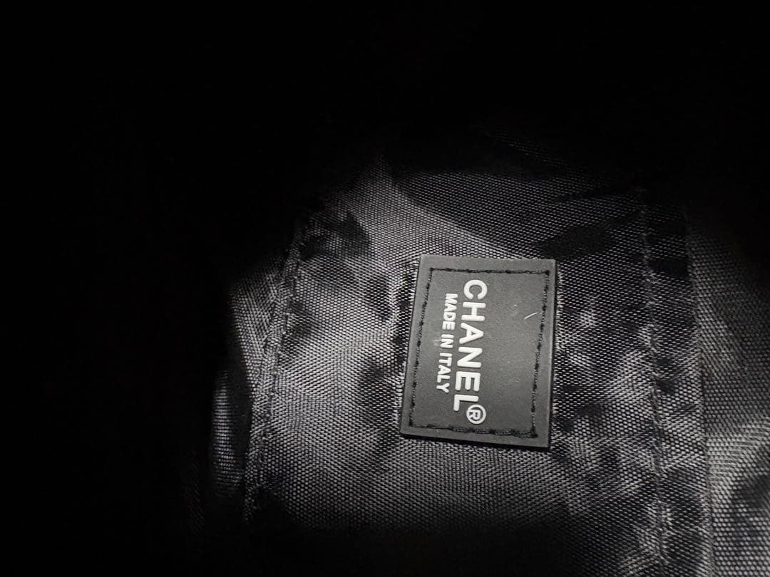 CHANEL PARIS ブラック ボストンバッグ