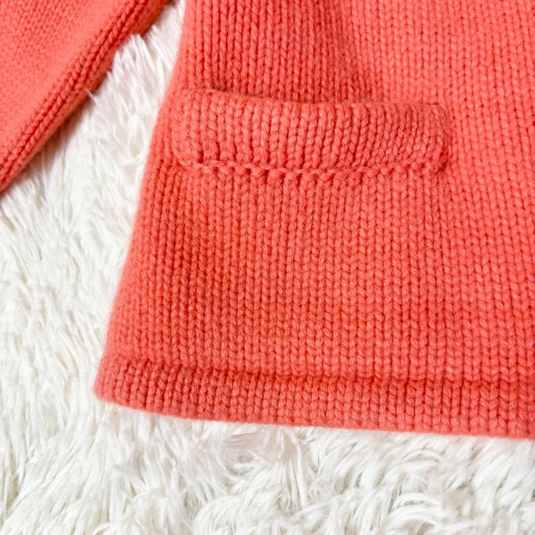 ラルフローレン コレクション パープルレーベル カシミヤ混 カーディガン ピンク