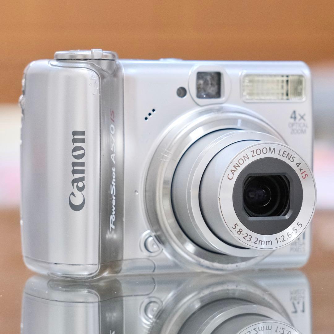 名機 動作品 平成レトロ Canon PowerShot A570 PC1225
