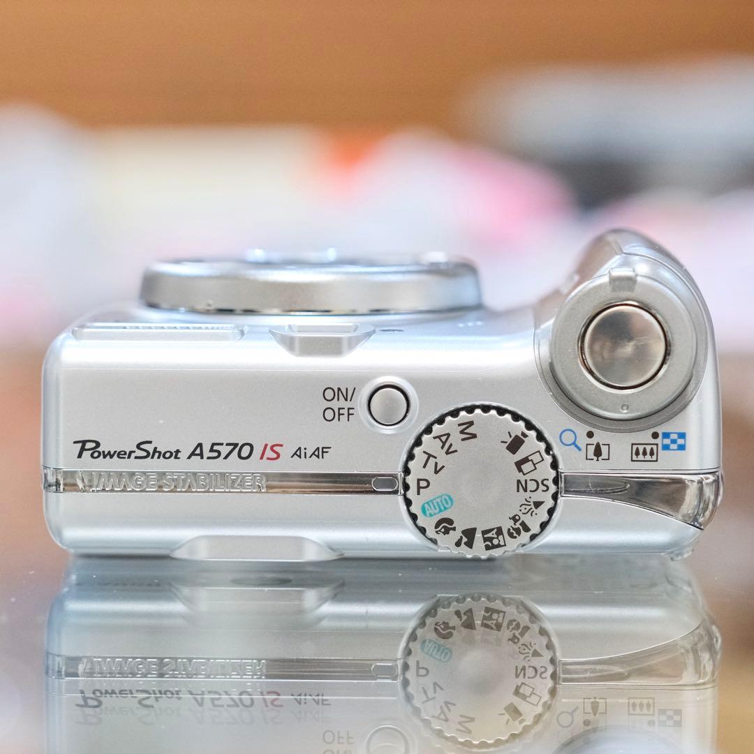 名機 動作品 平成レトロ Canon PowerShot A570 PC1225