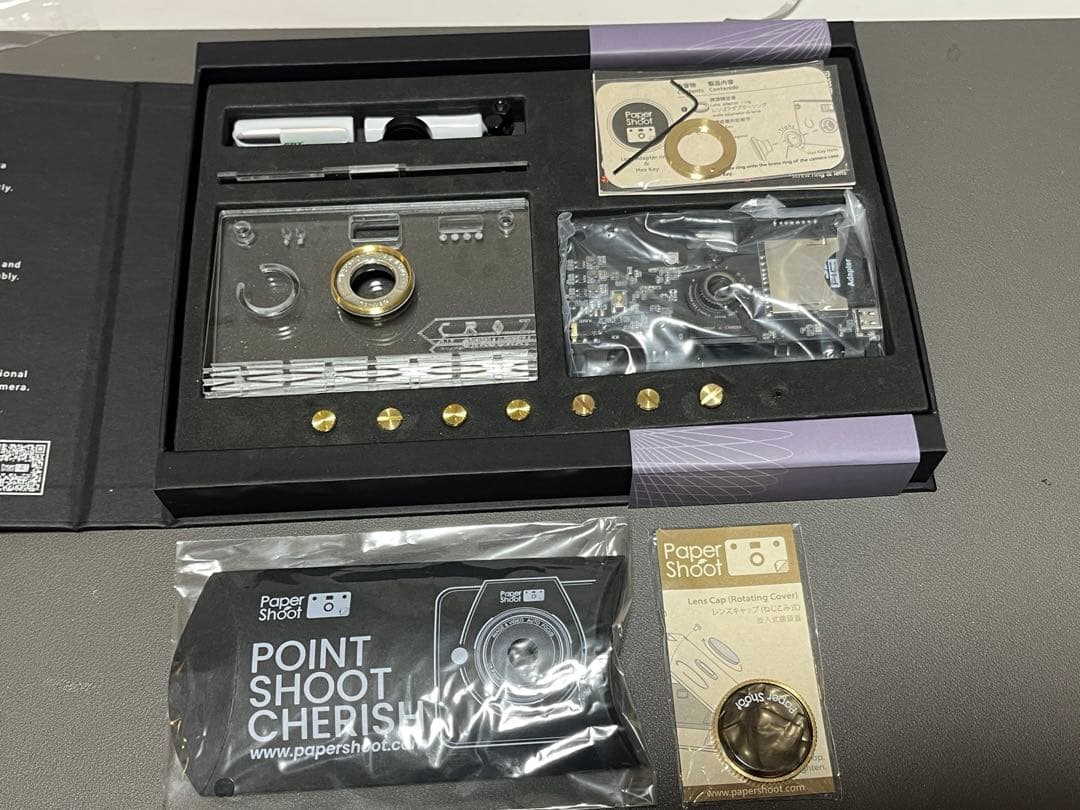Papershoot vanguad camera set クリア+付属品