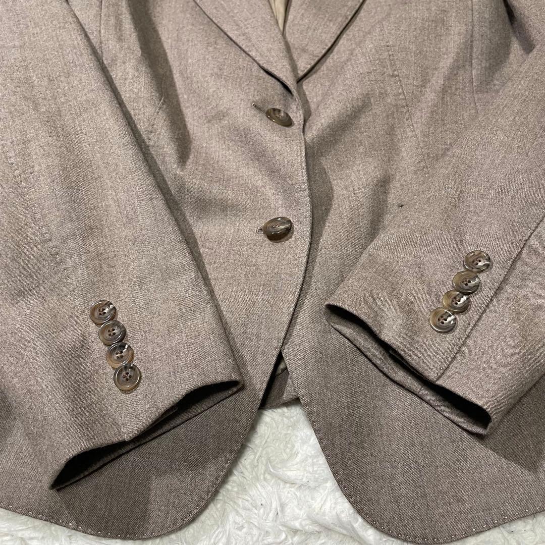 美品 23区 スーツセットアップ ジャケット パンツ 大きいサイズ イタリア生地